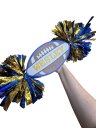 Personalized Football Cheer Pom Sign Custom Football Spirit Stick
